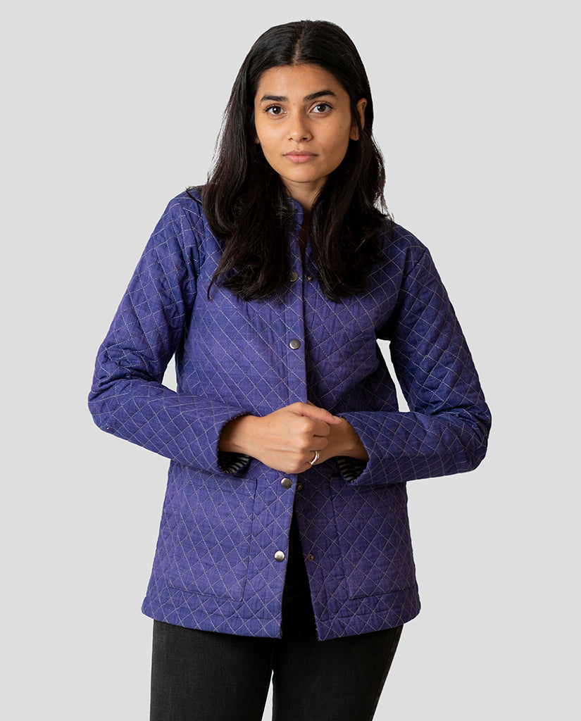 Women’s Royal Purple Quilt Jacket