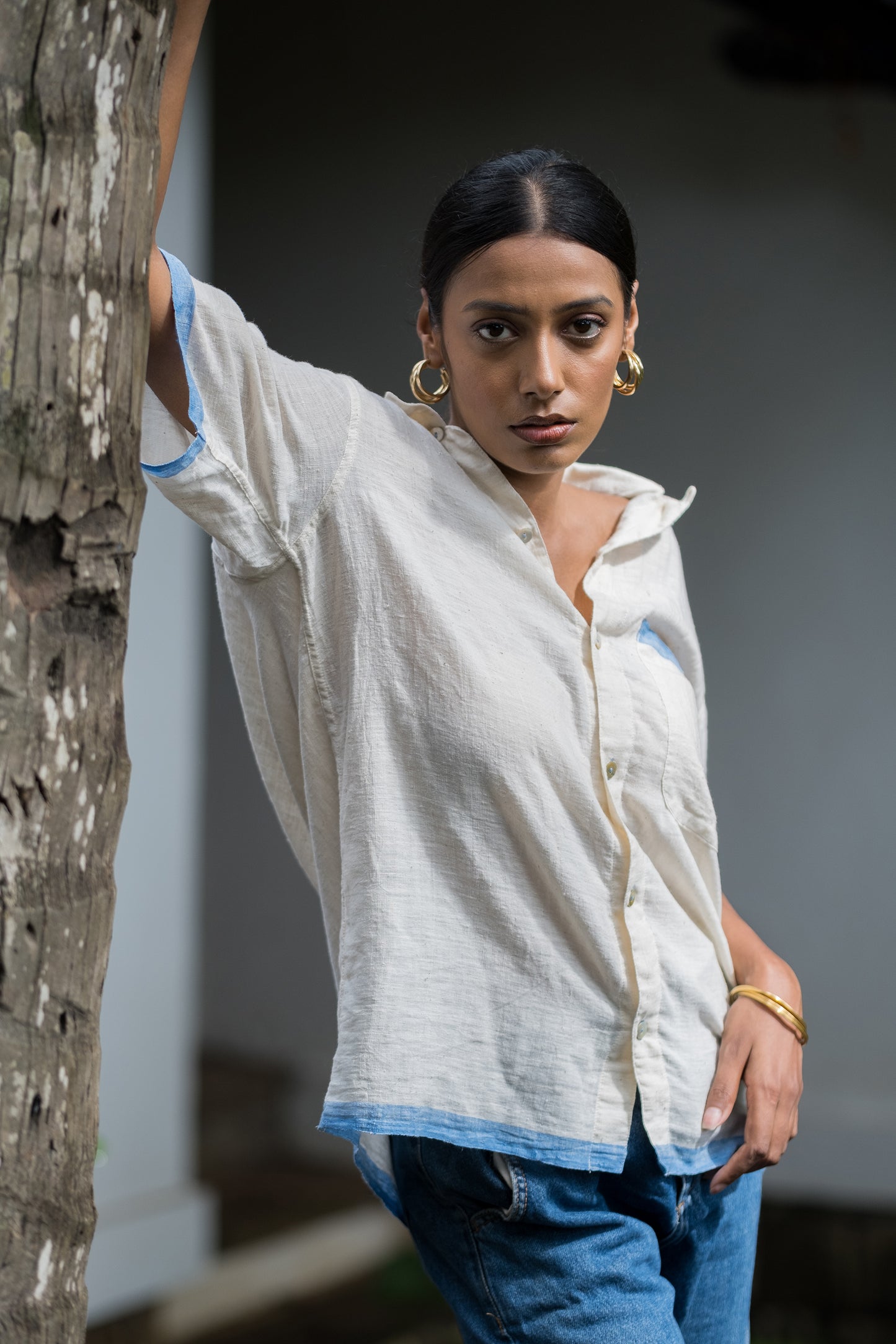 Unisex Handspun Leisure Kochi Cuban Shirt