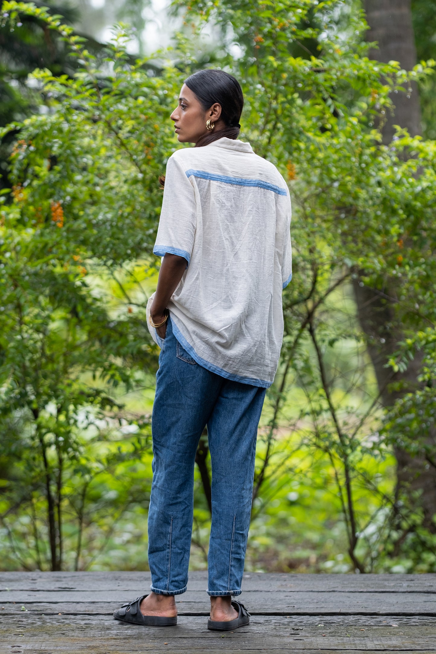 Unisex Handspun Leisure Kochi Cuban Shirt