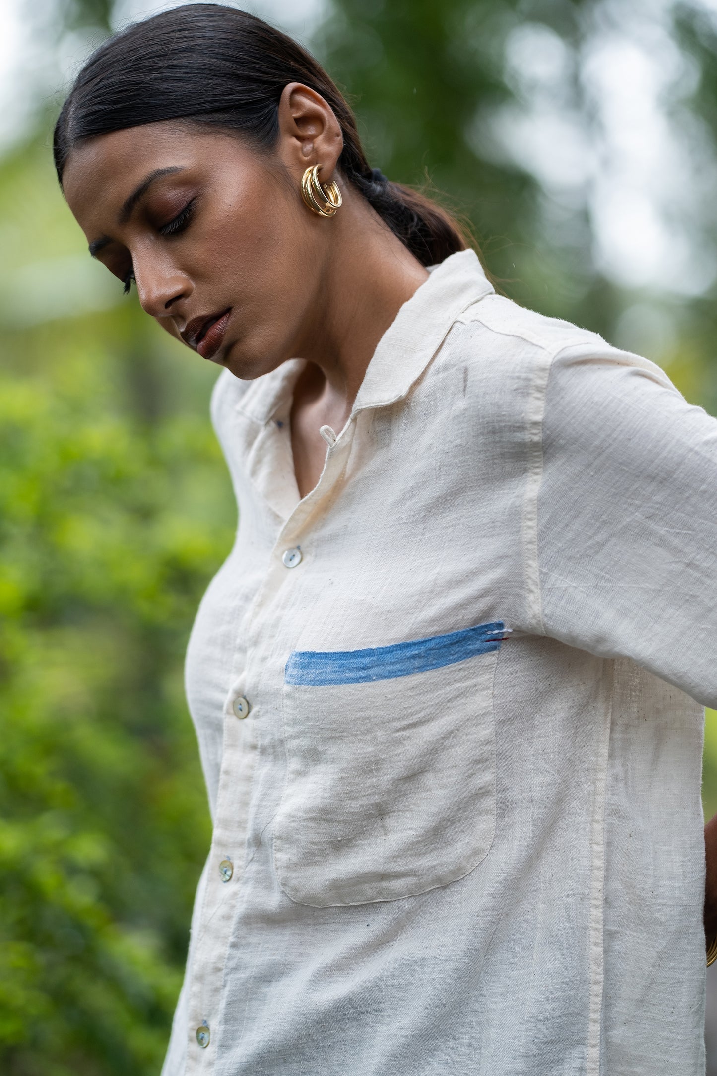 Unisex Handspun Leisure Kochi Cuban Shirt