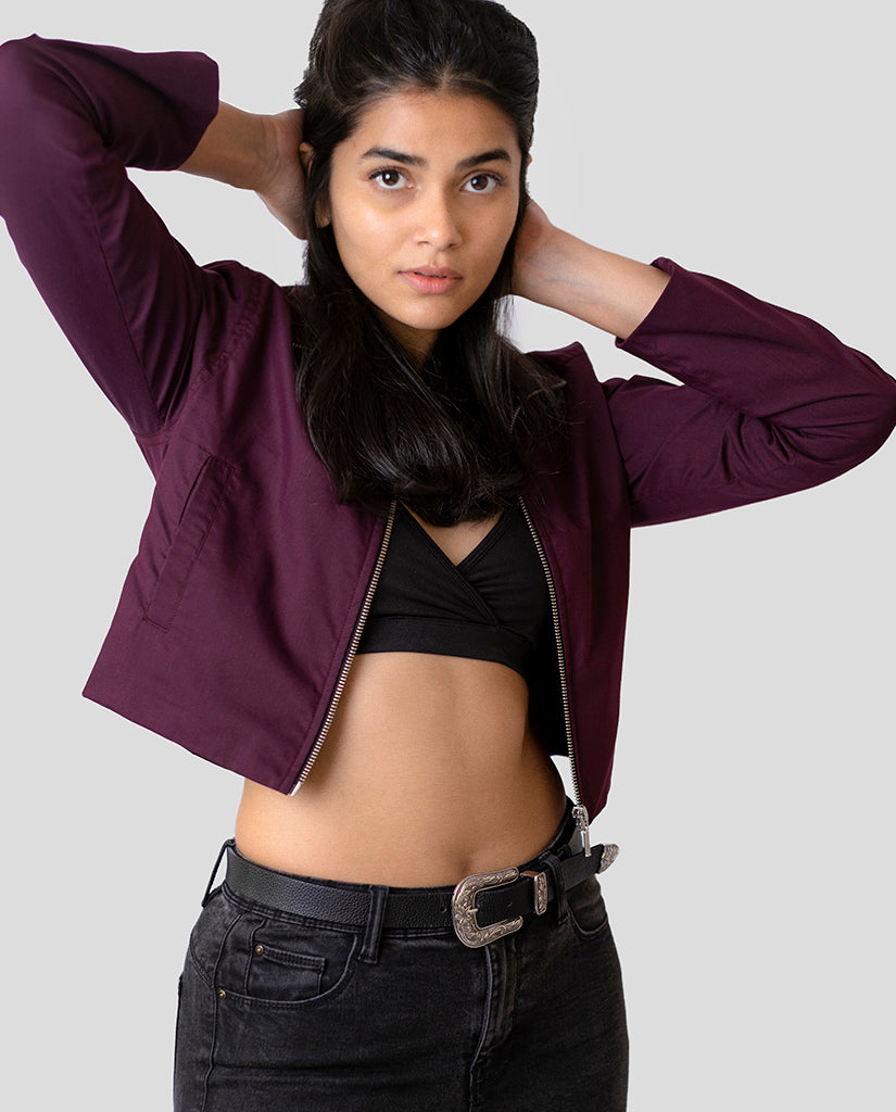 Women’s Verve Violet Crop Jacket