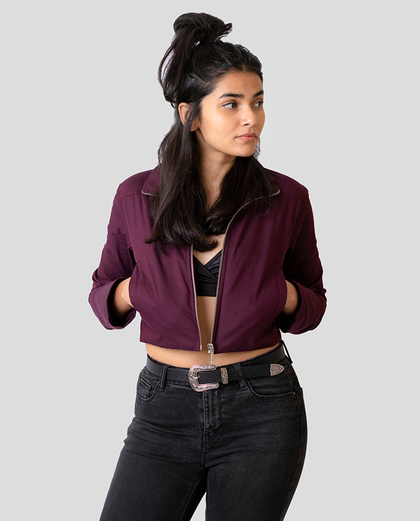 Women’s Verve Violet Crop Jacket