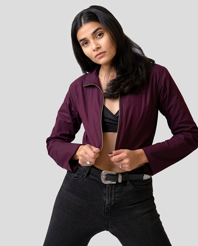 Women’s Verve Violet Crop Jacket