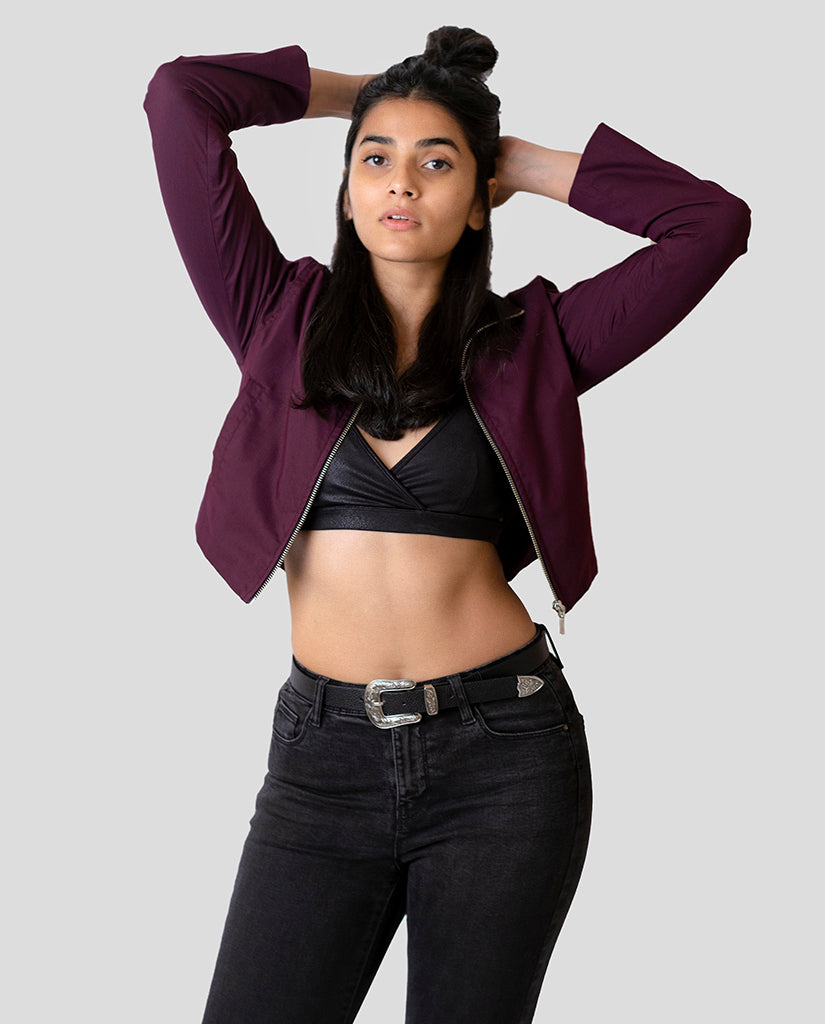 Women’s Verve Violet Crop Jacket